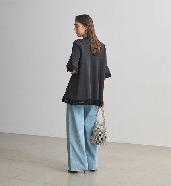 UNITED ARROWS「Vネック ニットチュニック 」|ニット・セーター|