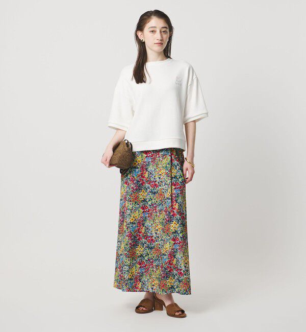 UNITED ARROWS「フラワー プリント スカート」|スカート|