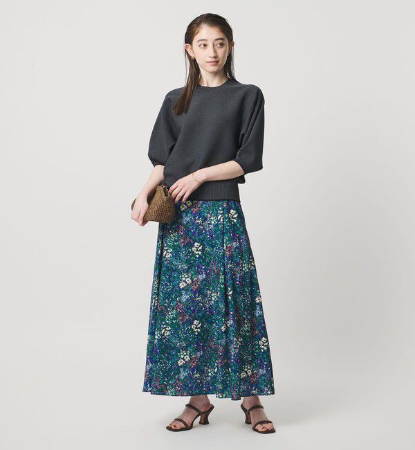 UNITED ARROWS「フラワー プリント スカート」|スカート|