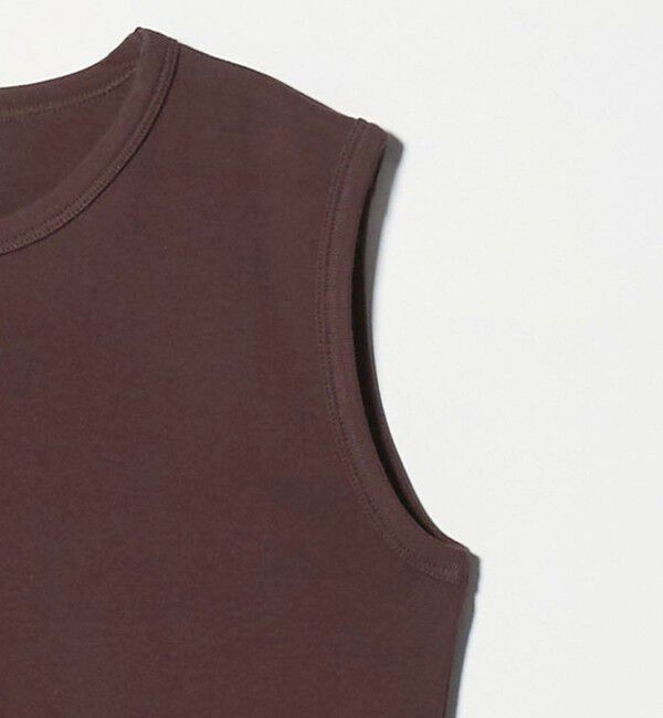 UNITED ARROWS「コットン フライス ノースリーブトップス」|Tシャツ・カットソー|