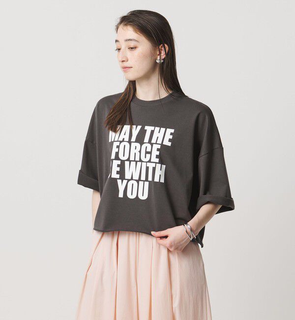 UNITED ARROWS「＜SACRA＞ビッグロゴ Tシャツ」|Tシャツ・カットソー|DK.GRAY