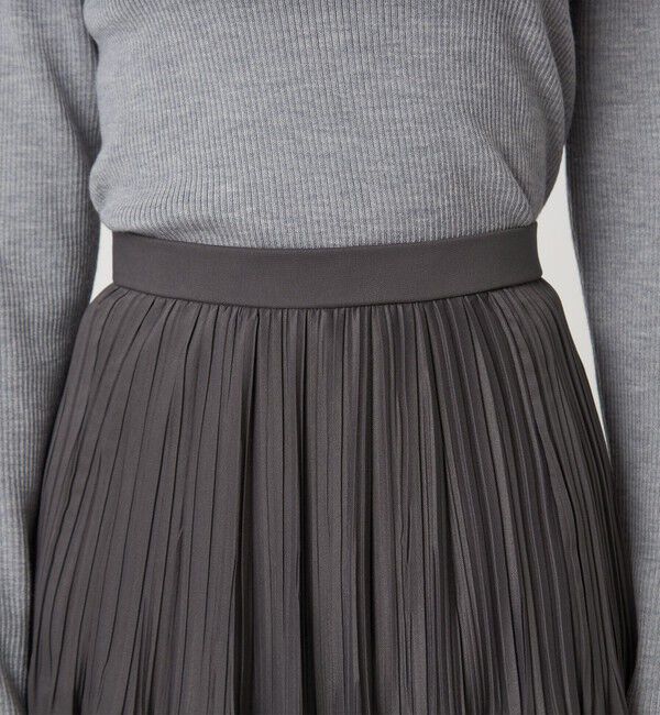 UNITED ARROWS green label relaxing「シアー プリーツ スカート」|フレア|