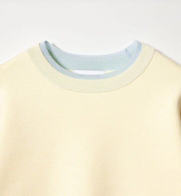 EMMEL REFINES「＜EMMEL REFINES＞EM HW スウェットライク ニット プルオーバー」|ニット・セーター|