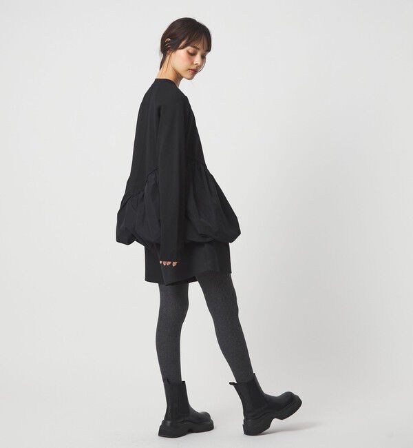 EMMEL REFINES「＜EMMEL REFINES＞EM スソバルーン ニット チュニック」|ニット・セーター|