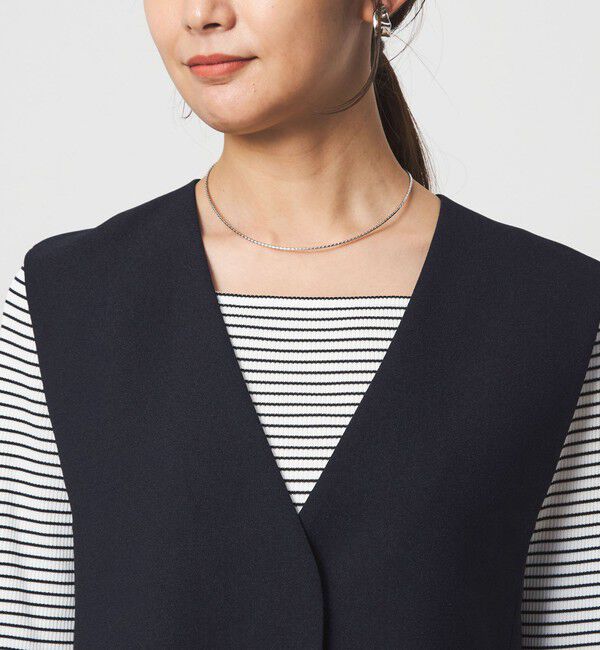 UNITED ARROWS green label relaxing「［size SHORTあり］fleurie(フルリー) ペプラム ジレ」|ベスト・ジレ|