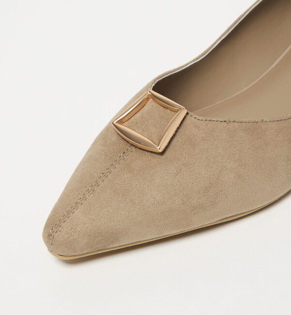 UNITED ARROWS green label relaxing「ポインテッド バックル パンプス 晴雨兼用 撥水」|パンプス|