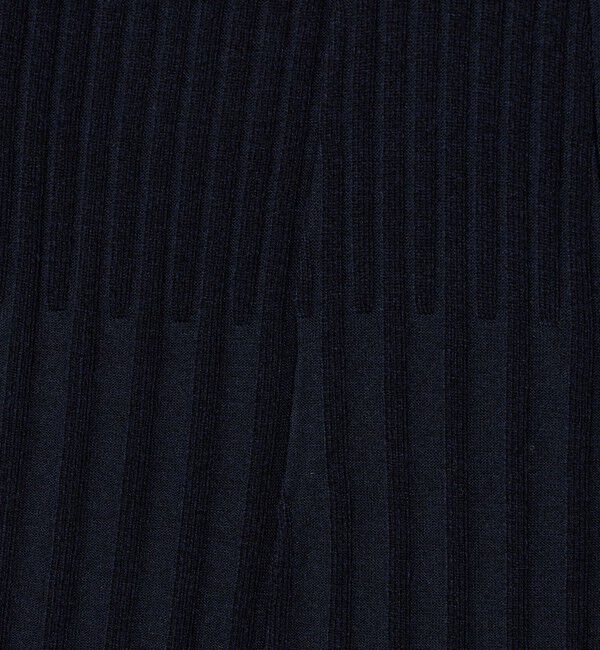 UNITED ARROWS green label relaxing「フィット＆フレア 襟付き ニット ワンピース」|ワンピース|