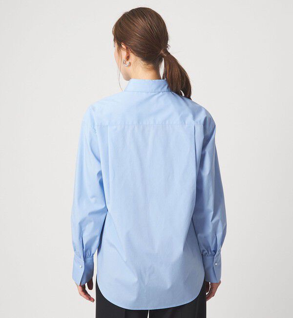 UNITED ARROWS green label relaxing「フェイクパールボタン シャツ」|シャツ・ブラウス|