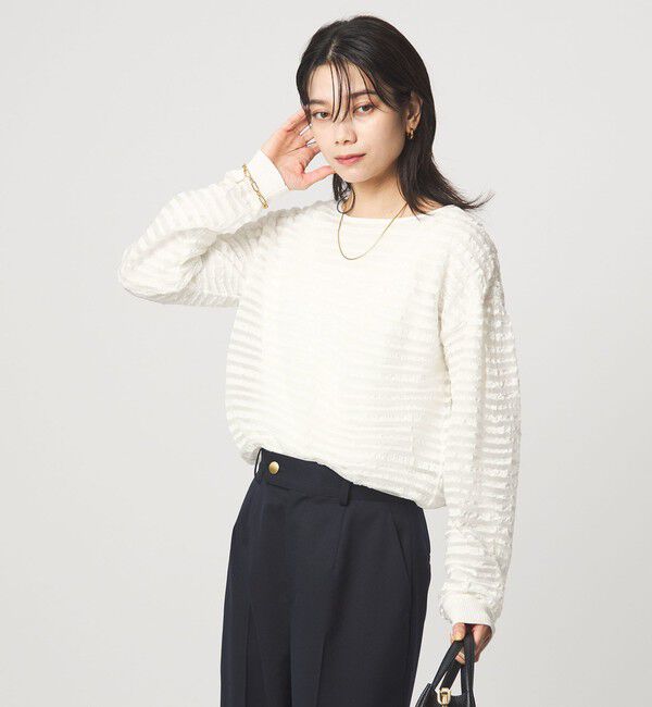 UNITED ARROWS green label relaxing「レイヤー プルオーバー ニット」|ニット・セーター|