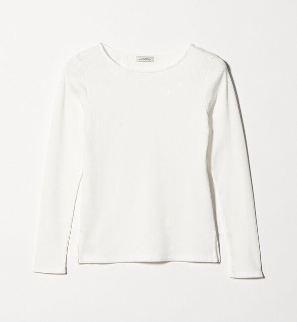 UNITED ARROWS green label relaxing「ブライトリブ ボートネック ロングスリーブ カットソー」|Tシャツ・カットソー|