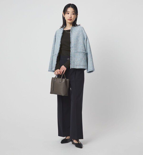 UNITED ARROWS green label relaxing「ブライトリブ ボートネック ロングスリーブ カットソー」|Tシャツ・カットソー|