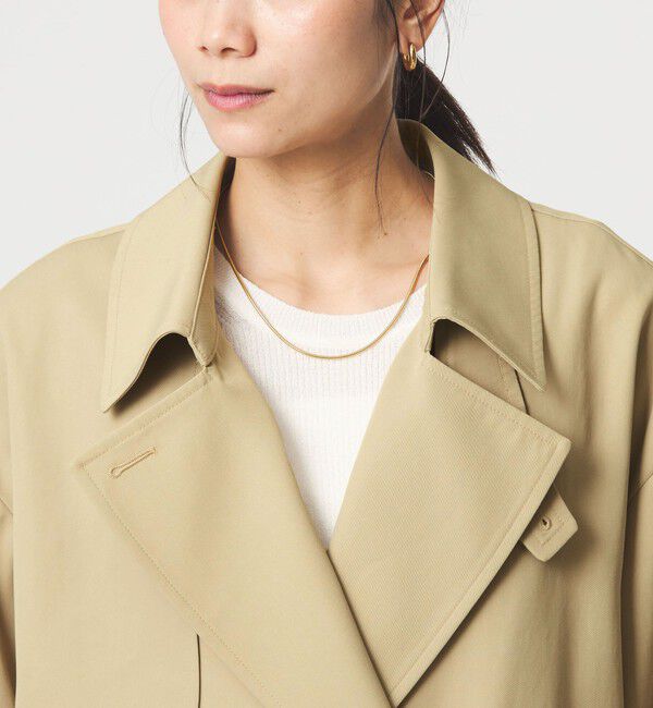 UNITED ARROWS green label relaxing「［size SHORTあり］ミドル トレンチ コート 撥水」|トレンチコート|
