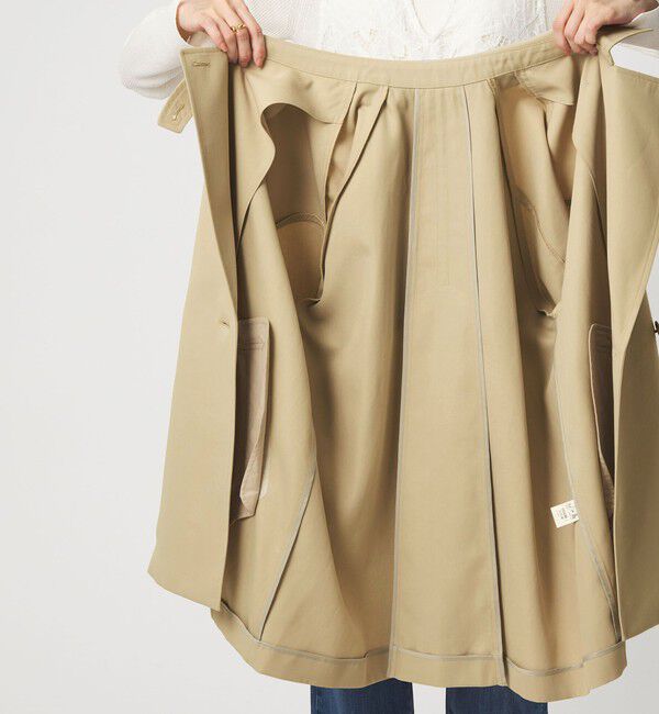 UNITED ARROWS green label relaxing「［size SHORTあり］ミドル トレンチ コート 撥水」|トレンチコート|