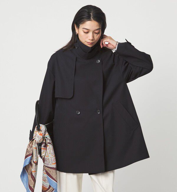 UNITED ARROWS green label relaxing「［size SHORTあり］ミドル トレンチ コート 撥水」|トレンチコート|