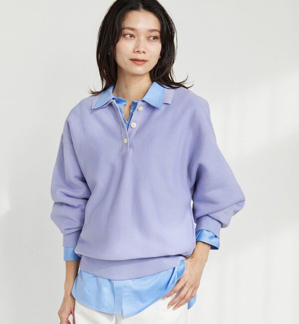 UNITED ARROWS green label relaxing「ポロカラー スウェット」|スウェット・ジャージ|