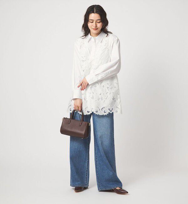 UNITED ARROWS green label relaxing「レース ノースリーブ ブラウス」|シャツ・ブラウス|