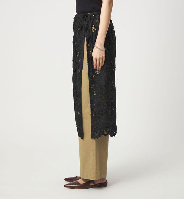 UNITED ARROWS green label relaxing「レース レイヤード スカート」|タイト|