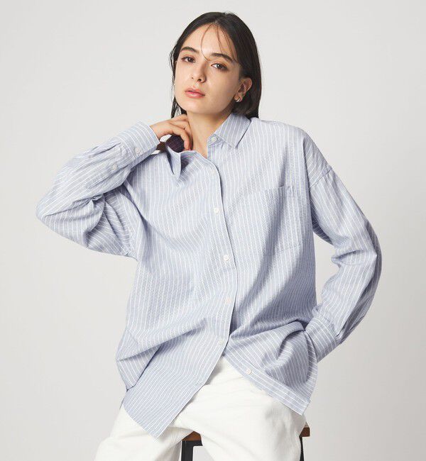 UNITED ARROWS green label relaxing「［size SHORTあり］オックス オーバー シャツ」|シャツ・ブラウス|