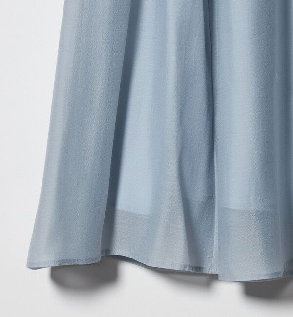 UNITED ARROWS green label relaxing「［size SHORTあり］エアリーギャザー スカート」|フレア|