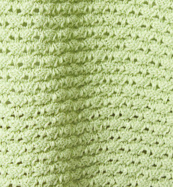 UNITED ARROWS green label relaxing「メッシュ ニット 2WAY プルオーバー ウォッシャブル」|ニット・セーター|