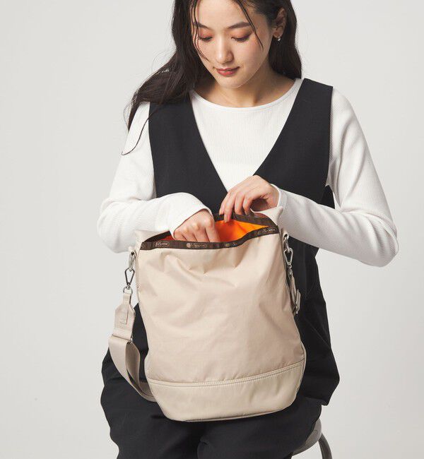 UNITED ARROWS green label relaxing「【別注】＜LeSportsac＞コンバーチブル バケット バッグ / ショルダーバッグ」|ショルダー・メッセンジャー|