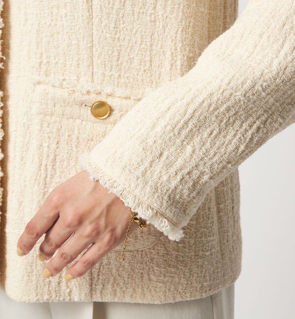 UNITED ARROWS green label relaxing「［size SHORTあり］Bisentino ノーカラー ジャケット」|ノーカラージャケット|