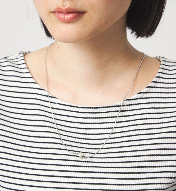 UNITED ARROWS green label relaxing「モチーフ付き スネークチェーン ネックレス」|ネックレス|SILVER