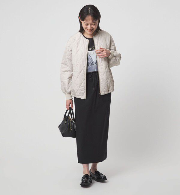 UNITED ARROWS green label relaxing「ダイヤ キルティング ブルゾン 撥水」|ブルゾン・スタジャン|