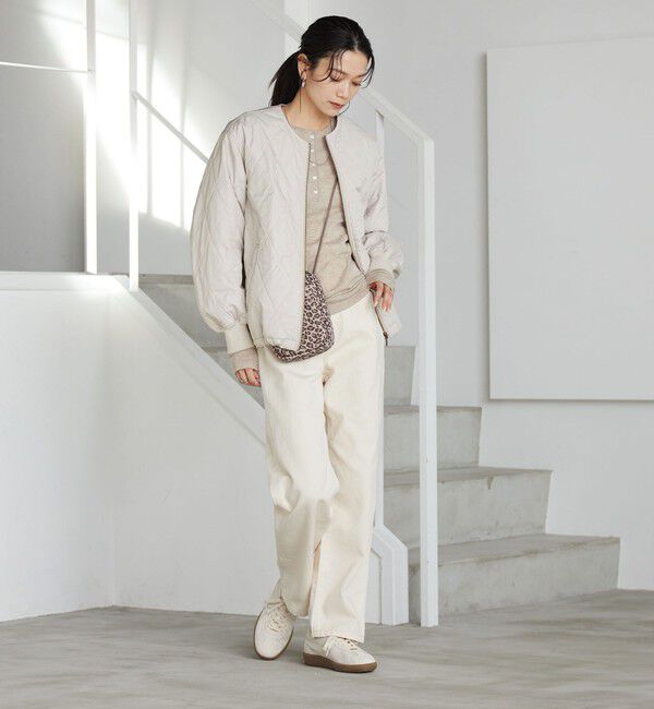 UNITED ARROWS green label relaxing「ダイヤ キルティング ブルゾン 撥水」|ブルゾン・スタジャン|