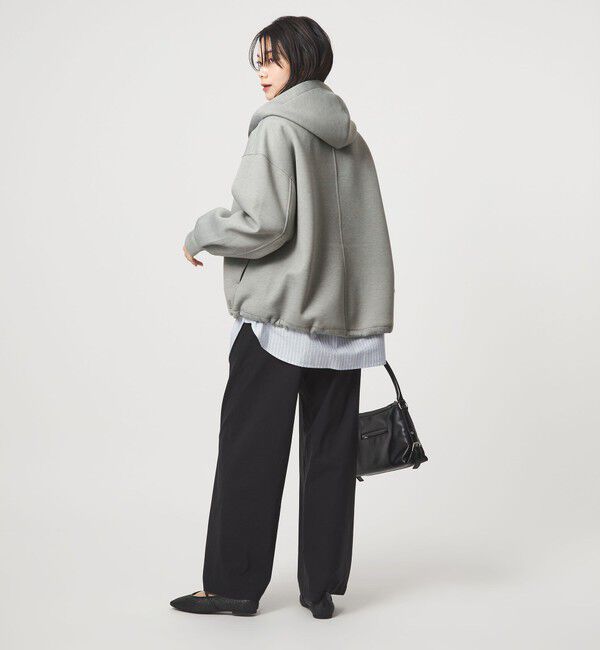 UNITED ARROWS green label relaxing「［size SHORTあり］ダンボール ジップ フーディ」|パーカー|