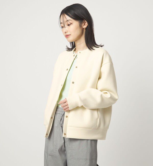 UNITED ARROWS green label relaxing「ダンボール ノーカラー カーディガン」|カーディガン|