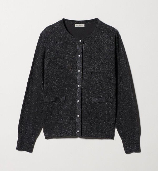 UNITED ARROWS green label relaxing「ラメ クルーネック ニット カーディガン」|カーディガン|