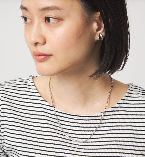 UNITED ARROWS green label relaxing「バー ボールチェーン ネックレス」|ネックレス|