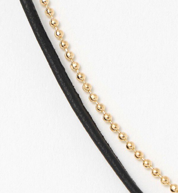 UNITED ARROWS green label relaxing「2連チェーン＆コードチャーム ネックレス」|ネックレス|