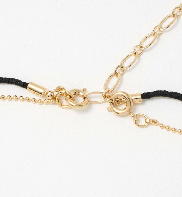 UNITED ARROWS green label relaxing「2連チェーン＆コードチャーム ネックレス」|ネックレス|