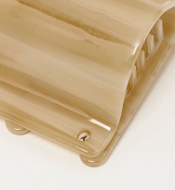 UNITED ARROWS green label relaxing「【WEB限定】スクエアマーブル ヘアクリップ」|ヘアバンド|