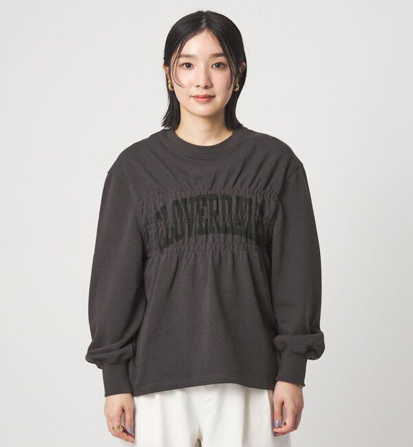 UNITED ARROWS green label relaxing「【WEB限定】＜at ease＞シャーリング スウェット プルオーバー」|スウェット・ジャージ|