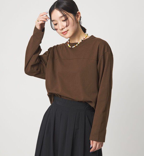 UNITED ARROWS green label relaxing「【WEB限定】＜at ease＞ナンバー プリント TEE」|Tシャツ・カットソー|