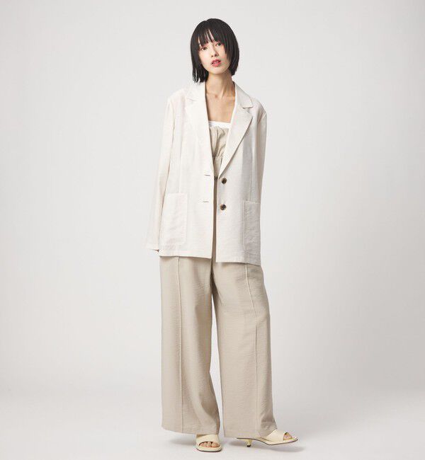 EMMEL REFINES「＜EMMEL REFINES＞EM ライトシアー テーラード ジャケット」|テーラードジャケット|
