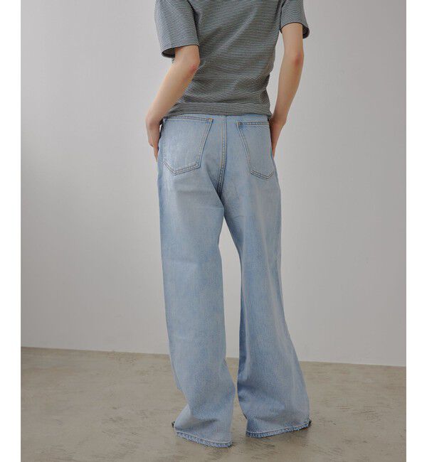 EMMEL REFINES「＜EMMEL REFINES＞EM ハイウエスト ワイド デニム」|チノ|