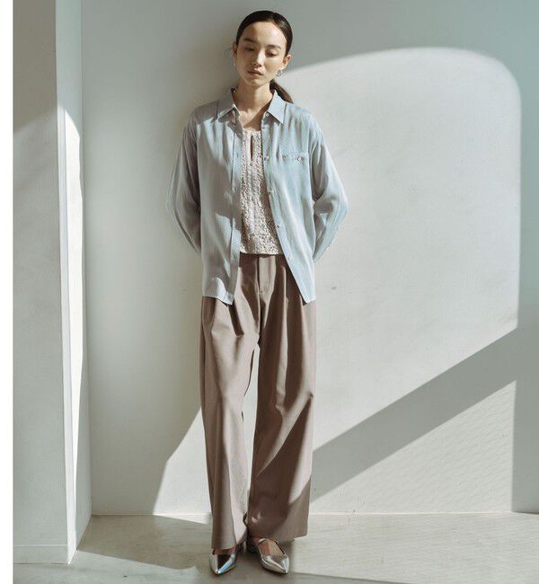 UNITED ARROWS green label relaxing「＜SEASONAL COLLECTION＞シアー シャツ」|シャツ・ブラウス|