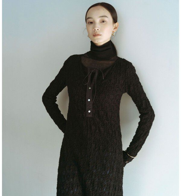 UNITED ARROWS green label relaxing「＜SEASONAL COLLECTION＞2WAY レース ワンピース」|ワンピース|BLACK