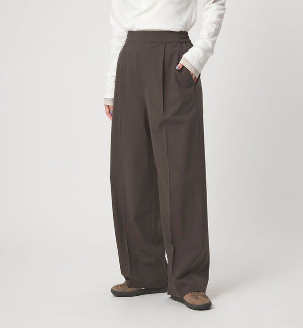 UNITED ARROWS green label relaxing「【WEB限定】＜at ease＞オルマイ ワイド パンツ ウォッシャブル ストレッチ UVカット」|その他|