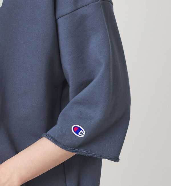 UNITED ARROWS green label relaxing「【別注】＜Champion＞6分袖 プリント スウェット プルオーバー」|Tシャツ・カットソー|