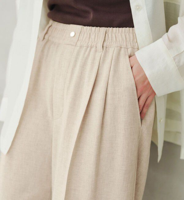 UNITED ARROWS green label relaxing「【結論シリーズ】ニーハイワイドパンツ［size SHORT/TALLあり］」|その他|