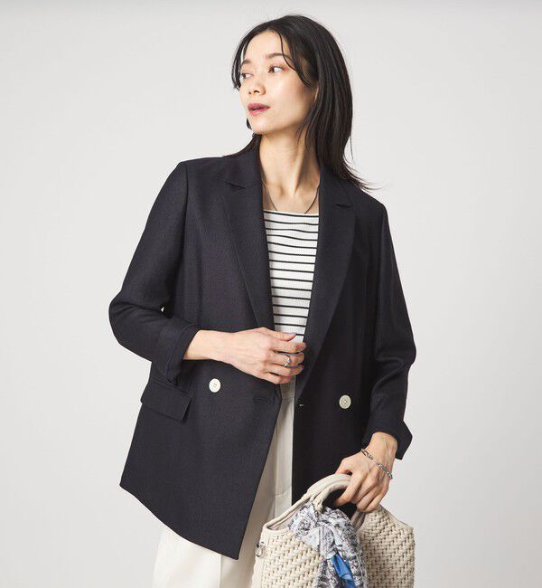 UNITED ARROWS green label relaxing「［size SHORTあり］リネンライク 2B ジャケット」|テーラードジャケット|