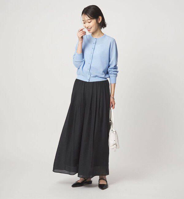 UNITED ARROWS green label relaxing「［size SHORTあり］エアリー シアー イージー ワイド パンツ」|キュロット|