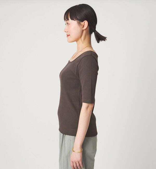 UNITED ARROWS green label relaxing「デコルテ フライス Tシャツ 抗菌」|Tシャツ・カットソー|