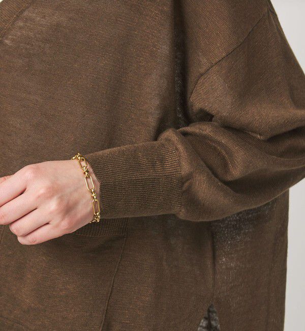 UNITED ARROWS green label relaxing「フレンチリネン Vネック カーディガン ウォッシャブル」|カーディガン|