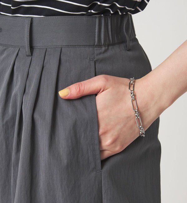 UNITED ARROWS green label relaxing「［size SHORTあり］グロッシー ワイド パンツ」|その他|